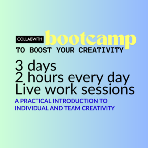 3 DAYS BOOTCAMP BOOST YOUR CREATIVITY